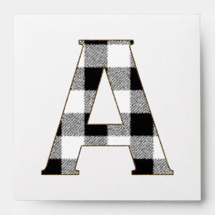 Gingham Check A Envelope