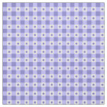 Gingham Check And Dots Pattern | Purple Fabric