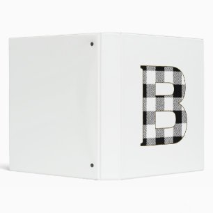 Gingham Check B Binder