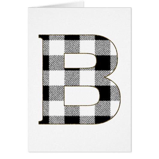 Gingham Check B Cards (Front)