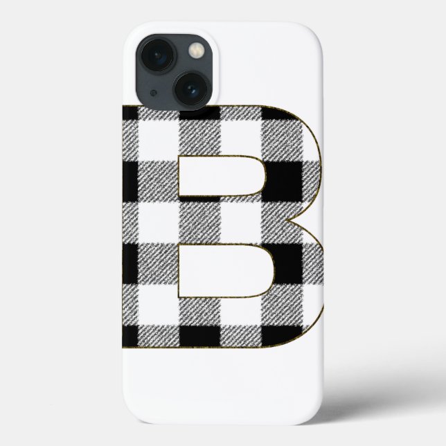Gingham Check B Case-Mate iPhone Case (Back)