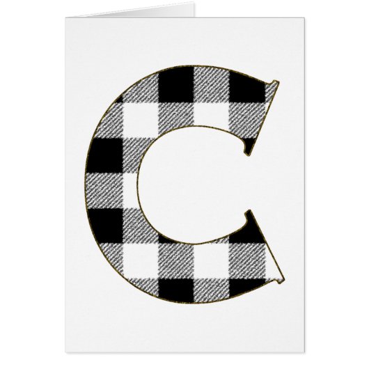 Gingham Check C Cards (Front)