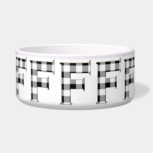 Gingham Check F Bowl (Front)