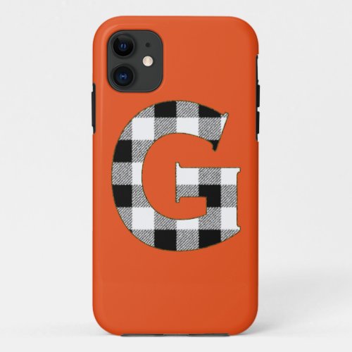 Gingham Check G iPhone 11 Case