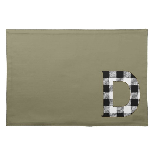 Gingham Check G Placemat (Front)