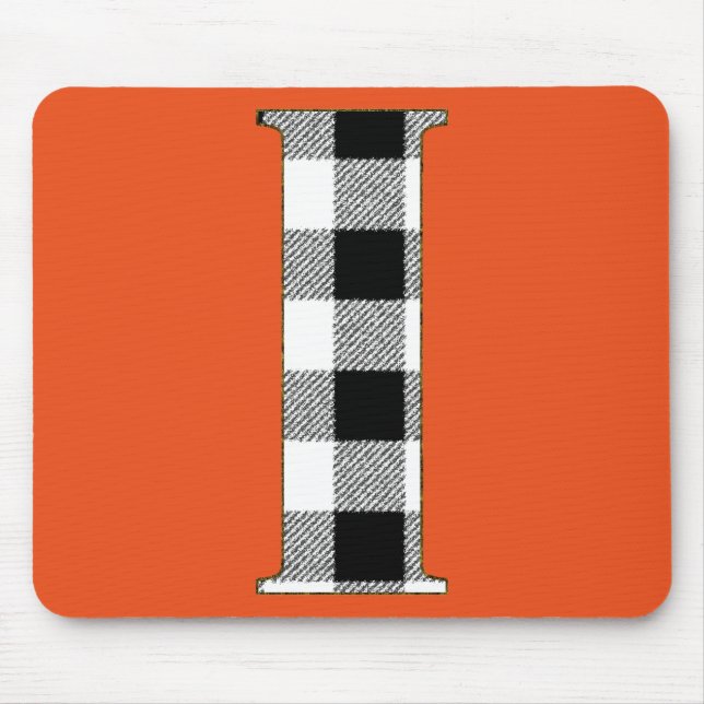 Gingham Check I Mouse Pad (Front)