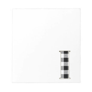Gingham Check I Notepad