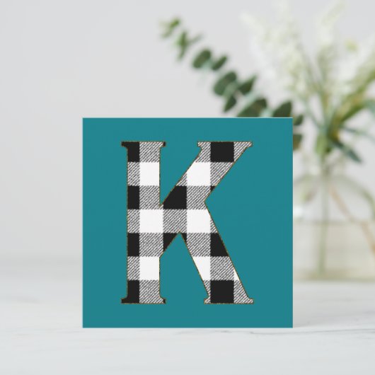 Gingham Check K (Standing Front)