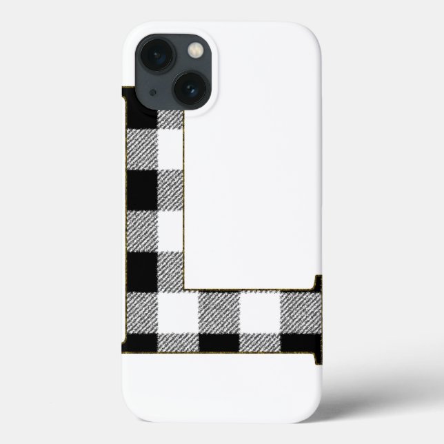 Gingham Check L Case-Mate iPhone Case (Back)