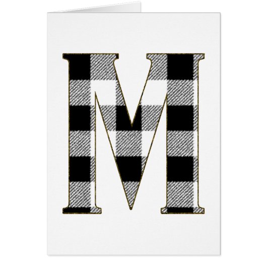 Gingham Check M Cards (Front)