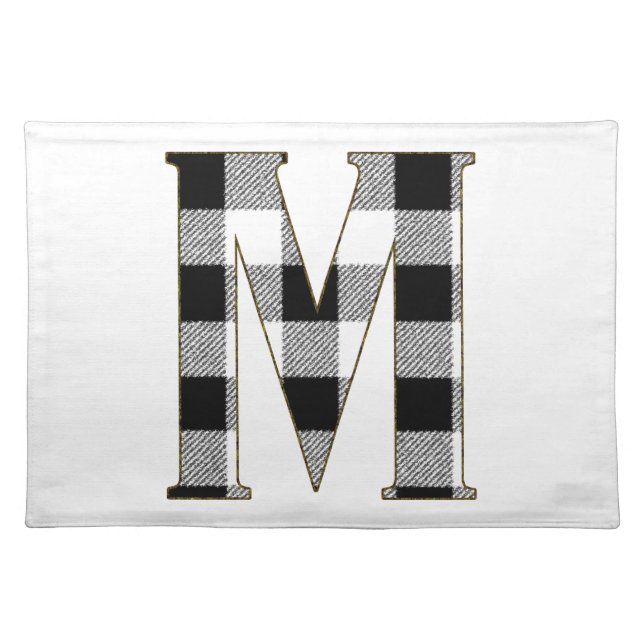 Gingham Check M Placemat (Front)