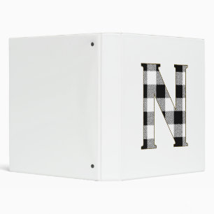 Gingham Check N Binder