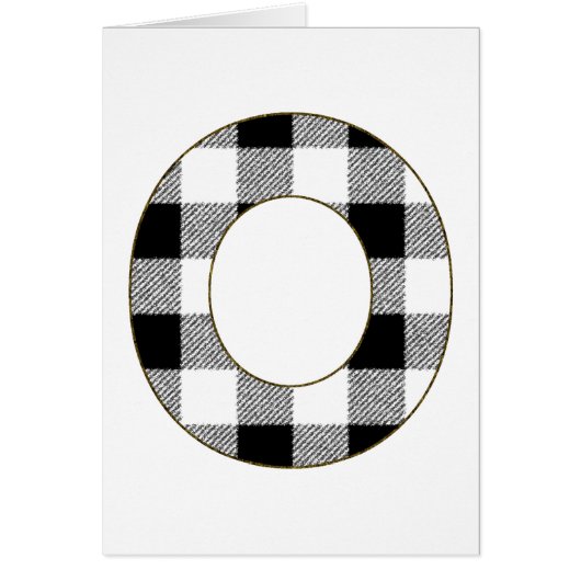 Gingham Check O Cards (Front)