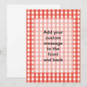 Gingham Check Pattern (Front/Back)