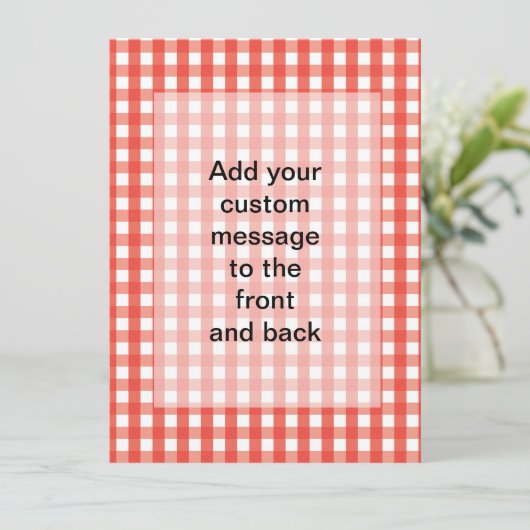 Gingham Check Pattern (Standing Front)