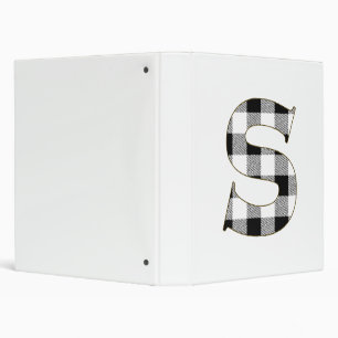 Gingham Check S Binder