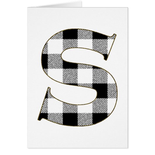 Gingham Check S Cards (Front)