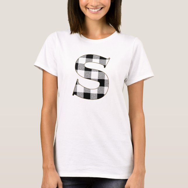 Gingham Check S T-Shirt (Front)