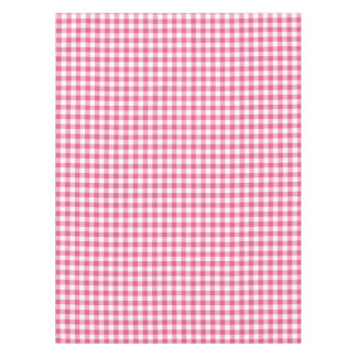 Pink And White Gingham Tablecloths | Zazzle