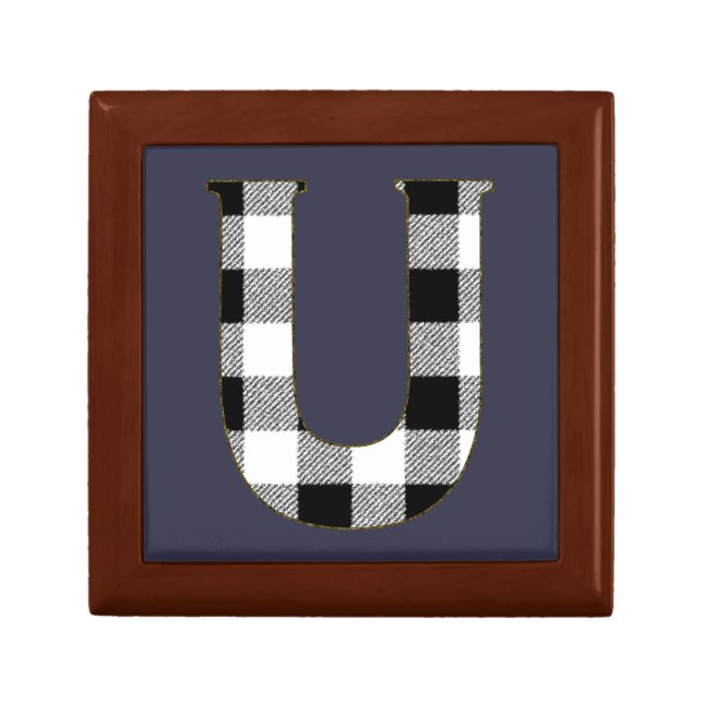 Gingham Check U Gift Box (Front)