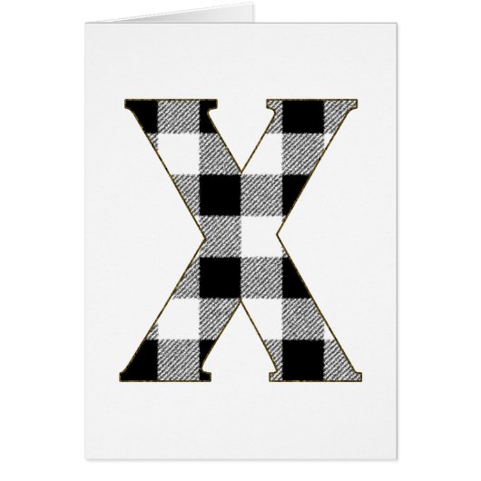 Gingham Check X (Front)
