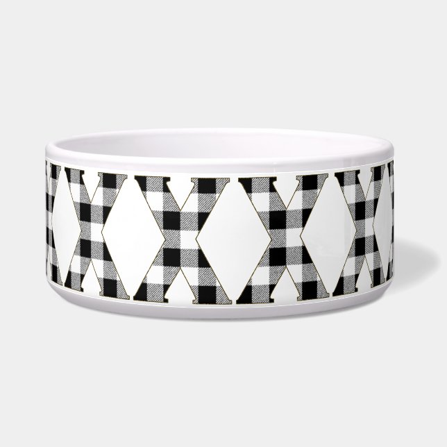Gingham Check X Bowl (Right)