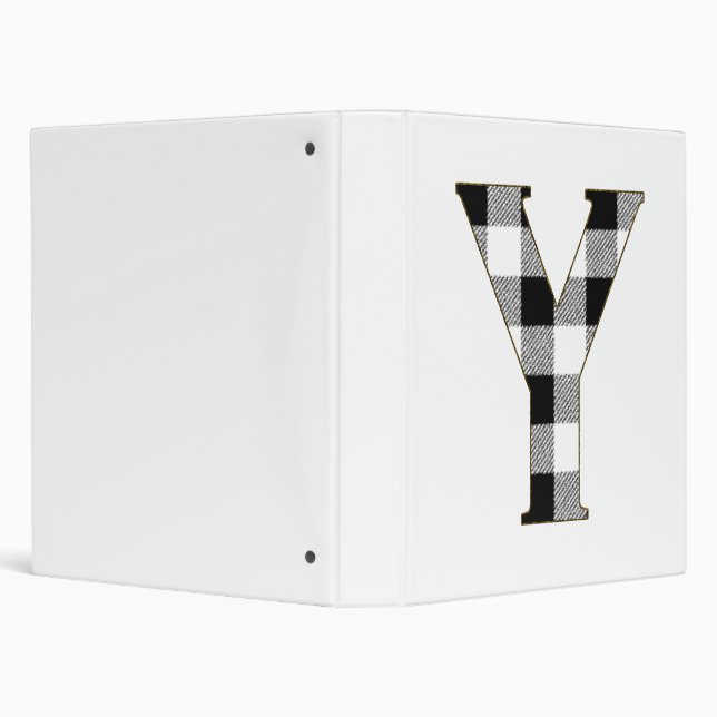 Gingham Check Y Binder (Background)