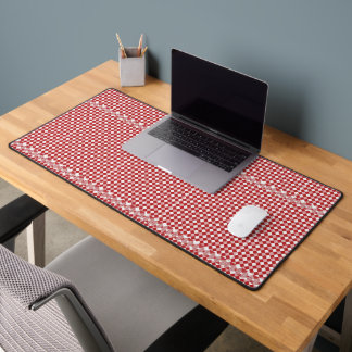 Gingham Checked Desk Mat
