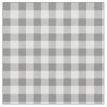 Gingham Checked Pattern | Gray And White Fabric
