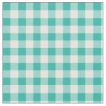 Gingham Checked Pattern | Mint Green And White Fabric