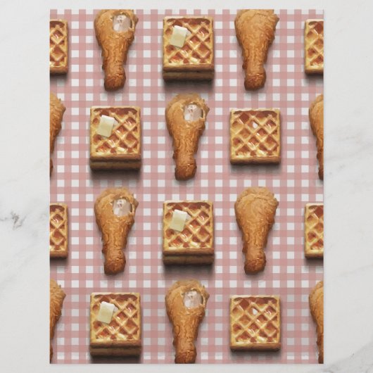 gingham chicken waffles (Front)
