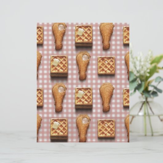 gingham chicken waffles (Standing Front)