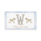 Gingham Dog Baby Boy Enclosure Cards
