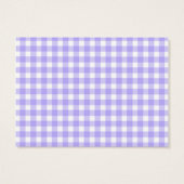 gingham dog paw - purple (Back)