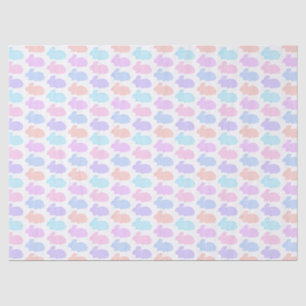 Gingham Easter Bunny Pattern Tissue Paper