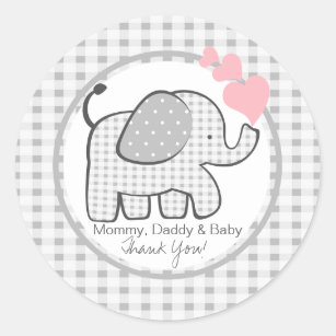 Thank You Mom Dad Stickers Zazzle