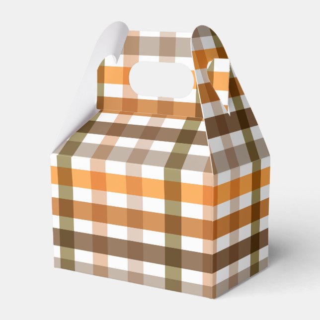 Gingham Favor Boxes (Front Side)