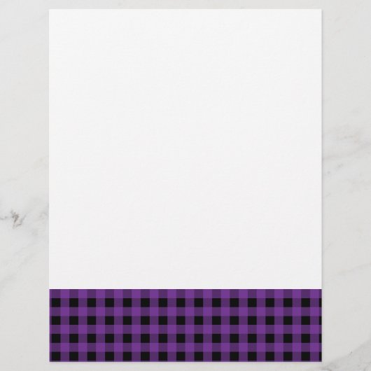 Gingham Grape and Black (Front)