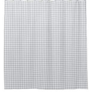 Gingham-Gray(c) Timeless-Decor_ Shower Curtain