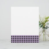 GIngham Lilac and Black (Standing Front)