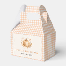 Gingham Little Pumpkin Baby Shower