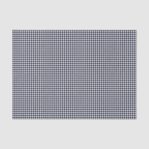 Gingham-Midnight Blue-Tissue Wrapping Paper