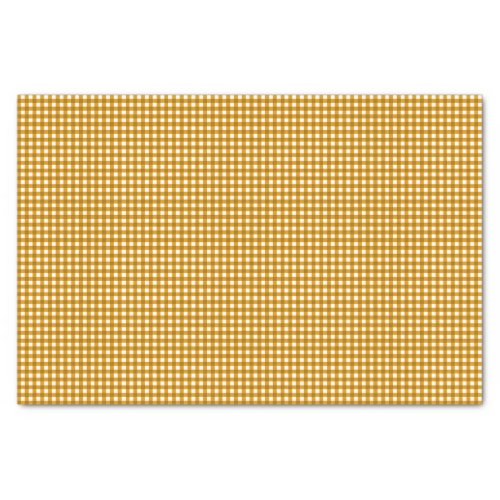 Gingham_Mustard Yellow_Tissue Wrapping Paper