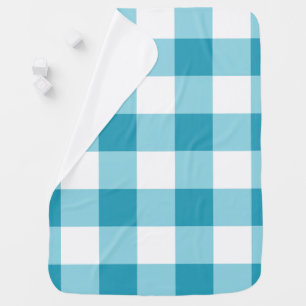 Gingham Pattern Baby Blanket