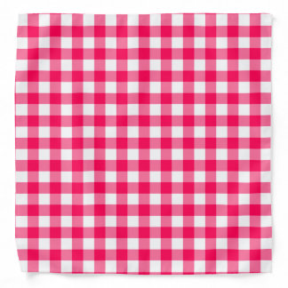 Gingham Pattern Bandana