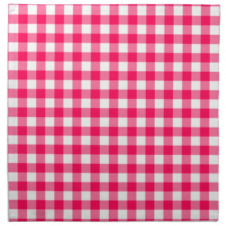 Gingham Pattern Cloth Napkin