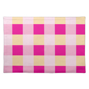 Gingham Pattern Cloth Placemat