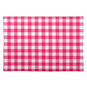 Gingham Pattern Cloth Placemat