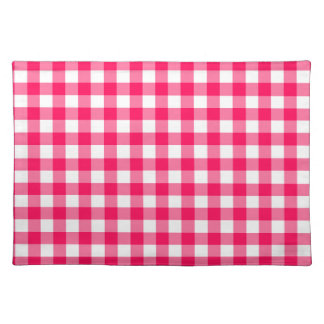 Gingham Pattern Cloth Placemat