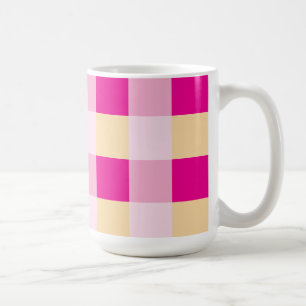 Gingham Pattern Coffee Mug